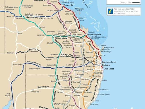 Western Downs Driving Maps
